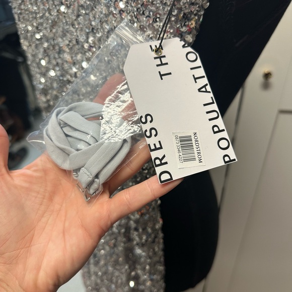 Dress The Population Sequin Gown-Small - Picture 8 of 9